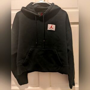 Jordan Flight Women's Black Loose Fit Hoodie (M)